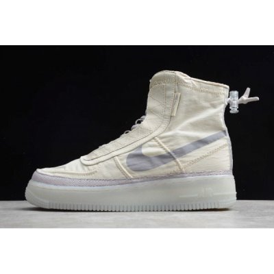 Nike Bayan Air Force 1 Shell Bej Rengi Kaykay Ayakkabı Türkiye - U6XPAZ8O